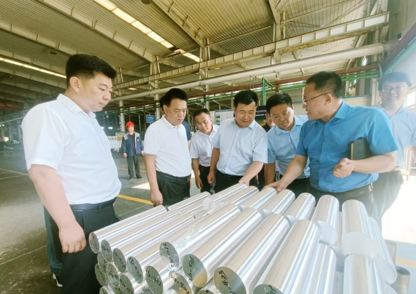 臨沂市發(fā)改委副主任高強(qiáng)帶隊(duì)到費(fèi)縣調(diào)研金屬鎂產(chǎn)業(yè)發(fā)展情況